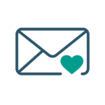 Ein Image was einen Brief mit Herz zeigt